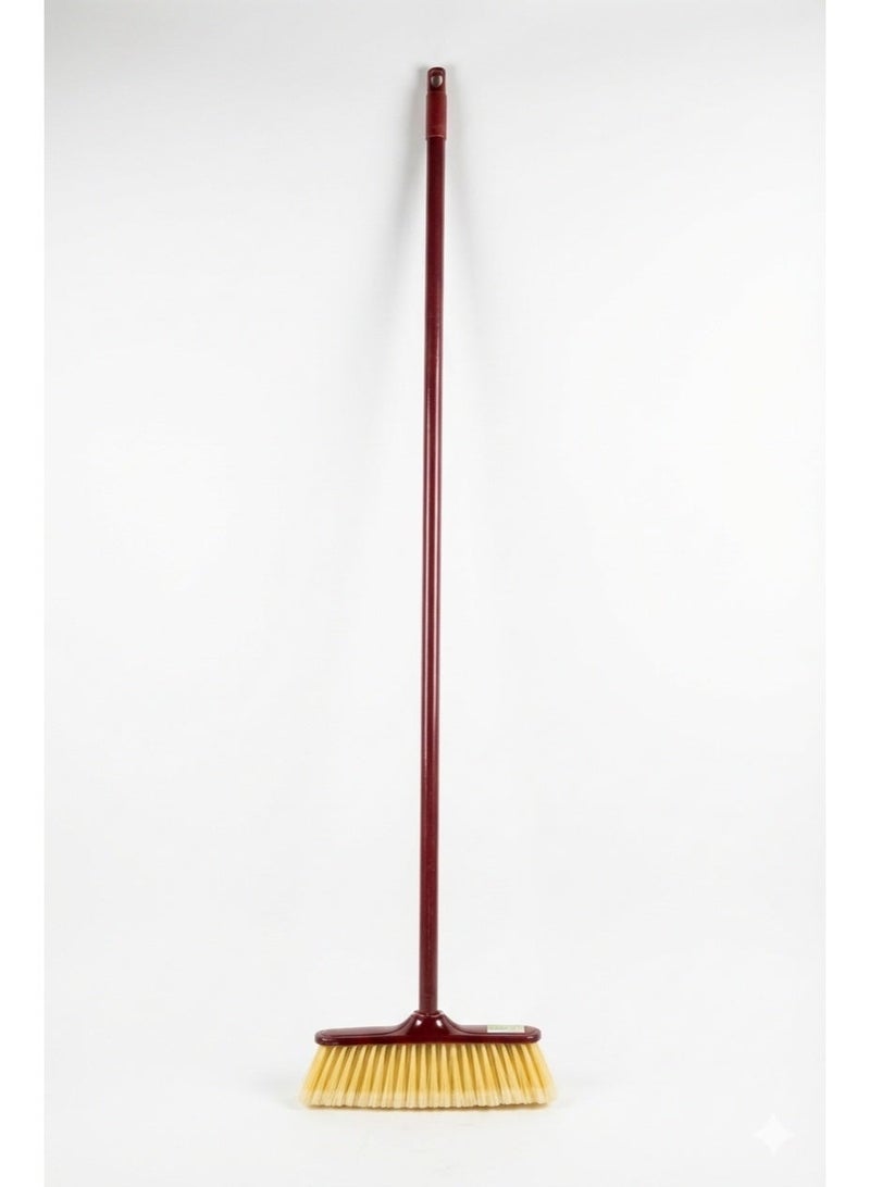 Sweet Home Heavy Duty Floor Broom with Long Handle | Hard Bristle Cleaning Broom for Home, Kitchen, Office, Bathroom & Outdoor Use - Image 1